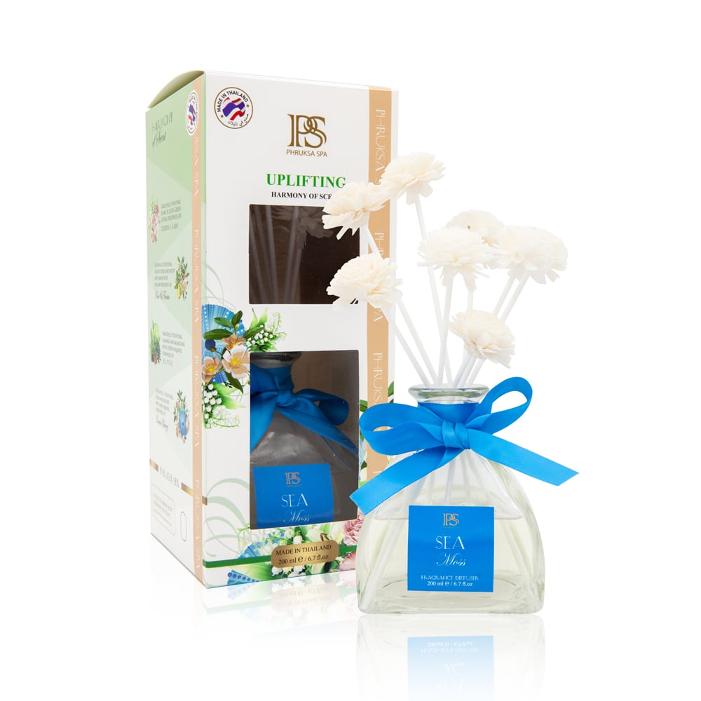 ก้านไม้หอมปรับอากาศ PHRUKSA SPA  ขนาด 200 มล.  กลิ่นมอสทะเล_0